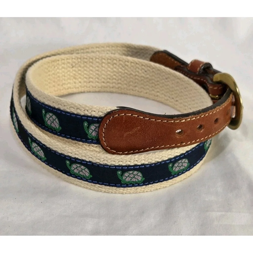 Turtle Canvas‎ Webbed Ribbon Belt Boy 26